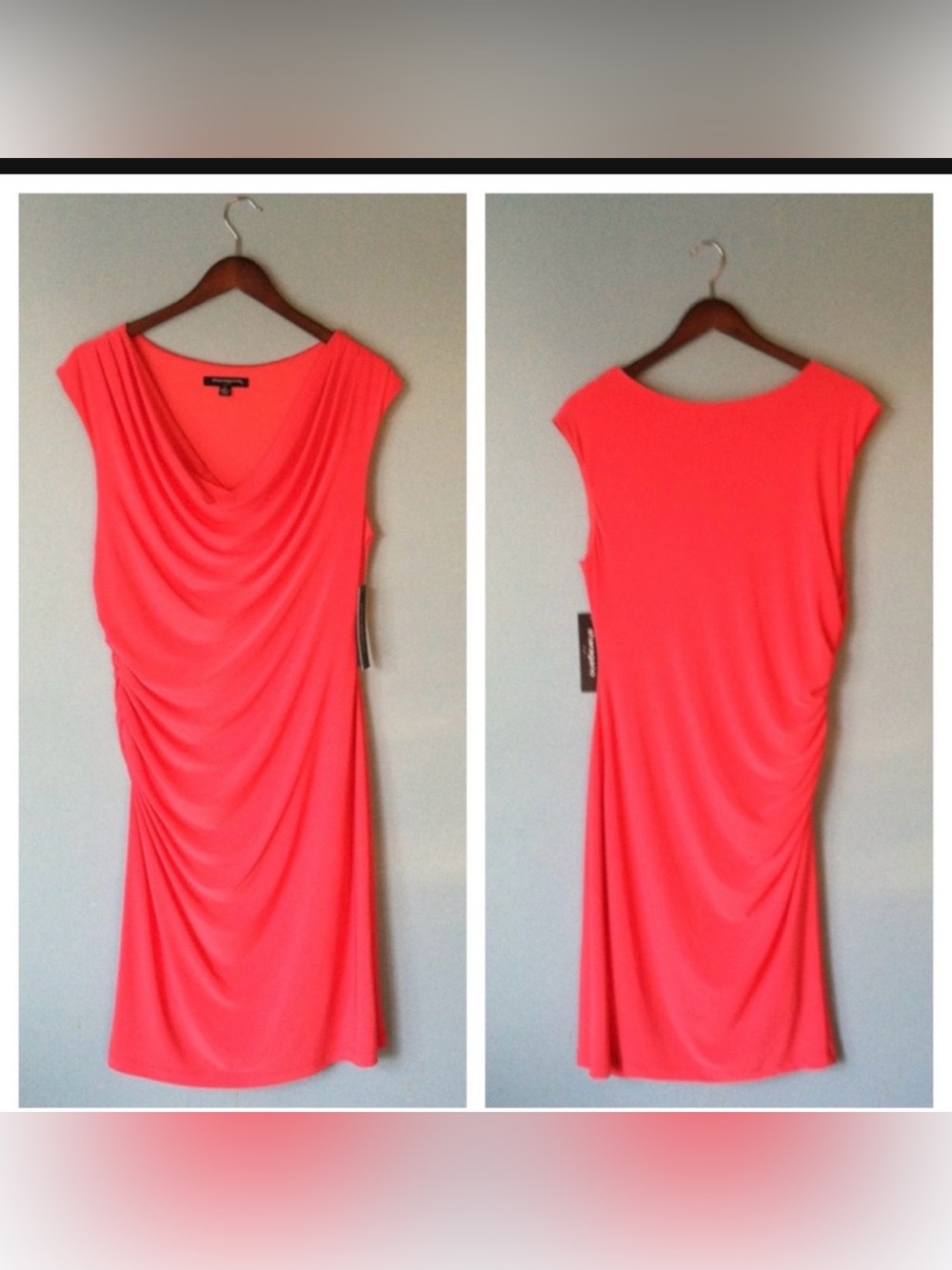 Sexy Papaya Color Dress - Picture 4 of 4